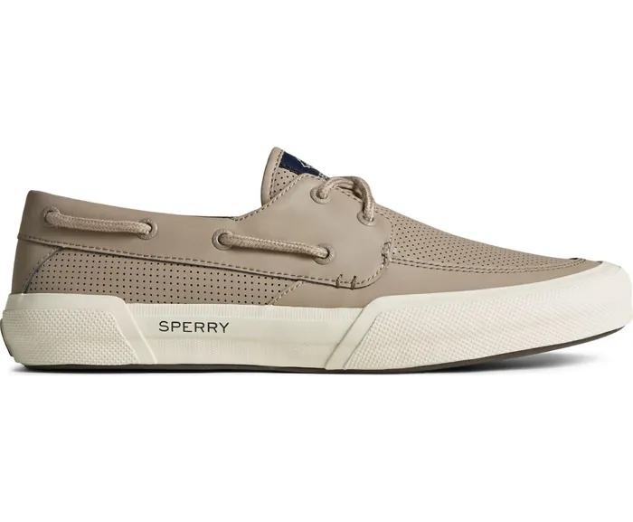 Men SeaCycled Soletide 2Eye Sneaker Taupe Sperry Sneakers