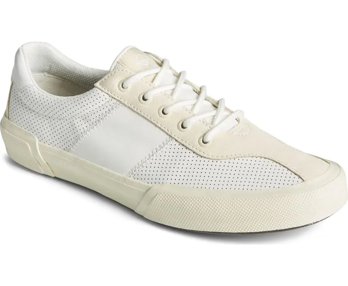 Men SeaCycled Soletide Racy Sneaker WhiteCream Sperry Sneakers Men SeaCycled Soletide Racy Sneaker WhiteCream Sperry Sneakers