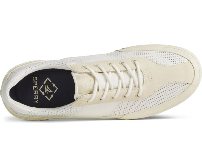 Men SeaCycled Soletide Racy Sneaker WhiteCream Sperry Sneakers Men SeaCycled Soletide Racy Sneaker WhiteCream Sperry Sneakers