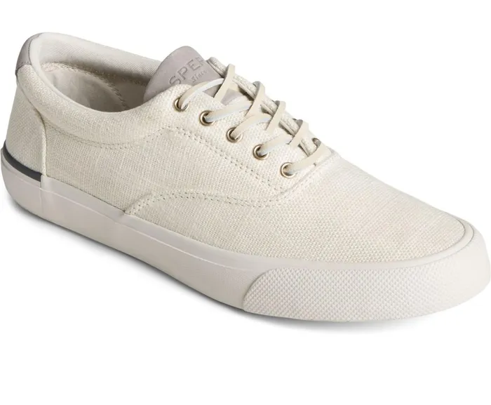 Men SeaCycled Striper II CVO Baja Sneaker Cream Sperry Sneakers Men SeaCycled Striper II CVO Baja Sneaker Cream Sperry Sneakers