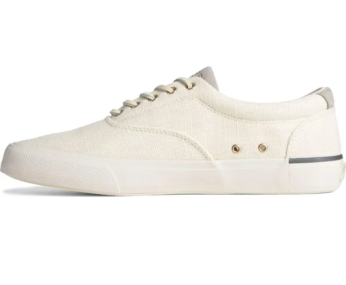 Men SeaCycled Striper II CVO Baja Sneaker Cream Sperry Sneakers Men SeaCycled Striper II CVO Baja Sneaker Cream Sperry Sneakers