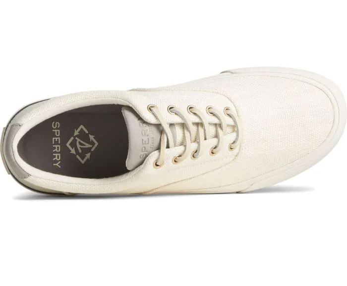 Men SeaCycled Striper II CVO Baja Sneaker Cream Sperry Sneakers Men SeaCycled Striper II CVO Baja Sneaker Cream Sperry Sneakers