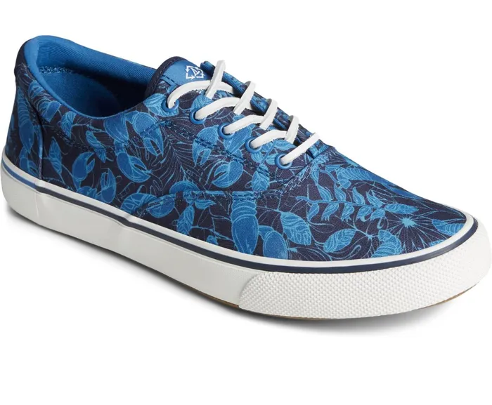 Men SeaCycled Striper II CVO Resort Sneaker Blue Sperry Sneakers Men SeaCycled Striper II CVO Resort Sneaker Blue Sperry Sneakers