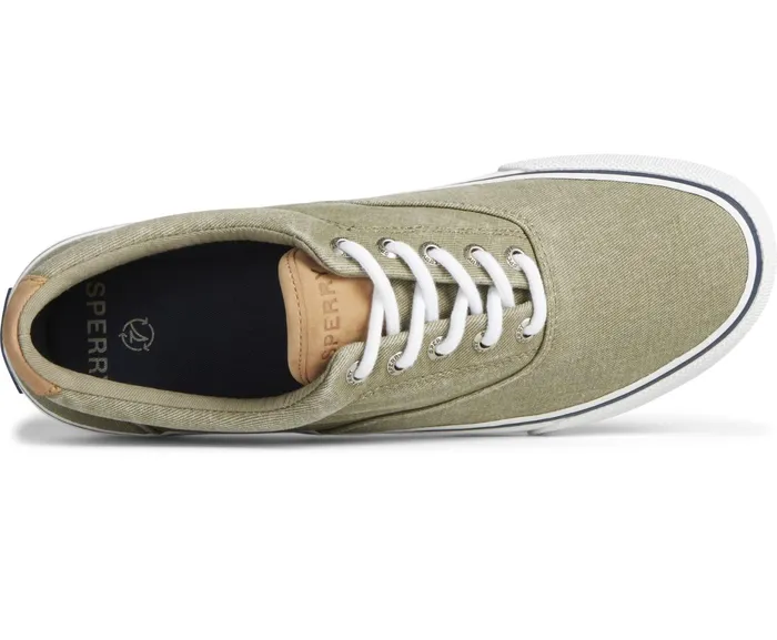 Men SeaCycled Striper II CVO Sneaker Olive Sperry Sneakers Men SeaCycled Striper II CVO Sneaker Olive Sperry Sneakers