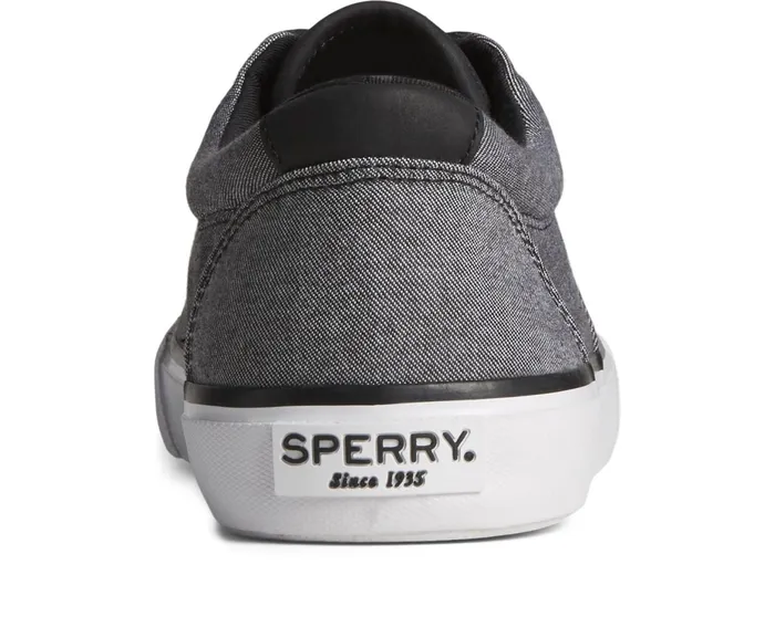 Men SeaCycled Striper II CVO Twill Sneaker Black Sperry Sneakers Men SeaCycled Striper II CVO Twill Sneaker Black Sperry Sneakers