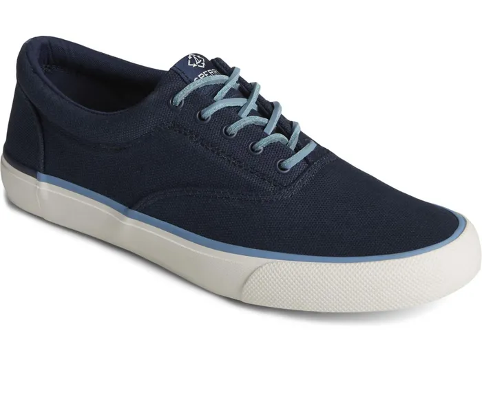Men SeaCycled Striper II Palm Sneaker Navy Sperry Sneakers Men SeaCycled Striper II Palm Sneaker Navy Sperry Sneakers