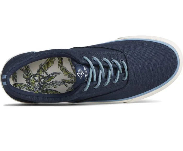 Men SeaCycled Striper II Palm Sneaker Navy Sperry Sneakers Men SeaCycled Striper II Palm Sneaker Navy Sperry Sneakers