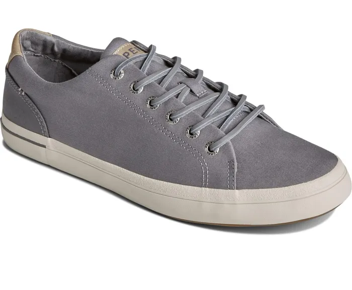 Men SeaCycled Striper II Textile Sneaker Grey Sperry Sneakers Men SeaCycled Striper II Textile Sneaker Grey Sperry Sneakers