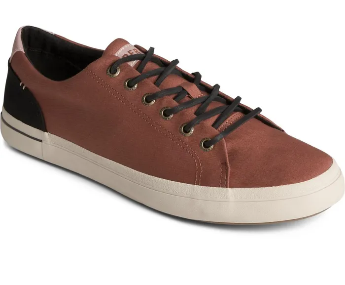 Men SeaCycled Striper II Textile Sneaker Rust Sperry Sneakers Men SeaCycled Striper II Textile Sneaker Rust Sperry Sneakers