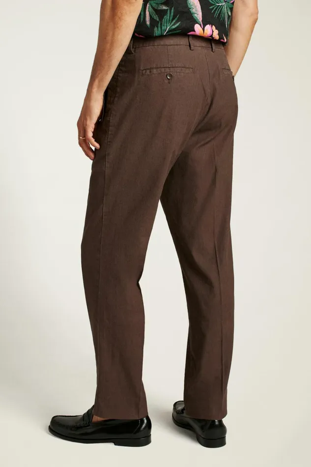 Men Seasonal Pants Bonobos Coastal Linen Pant Black Coffee