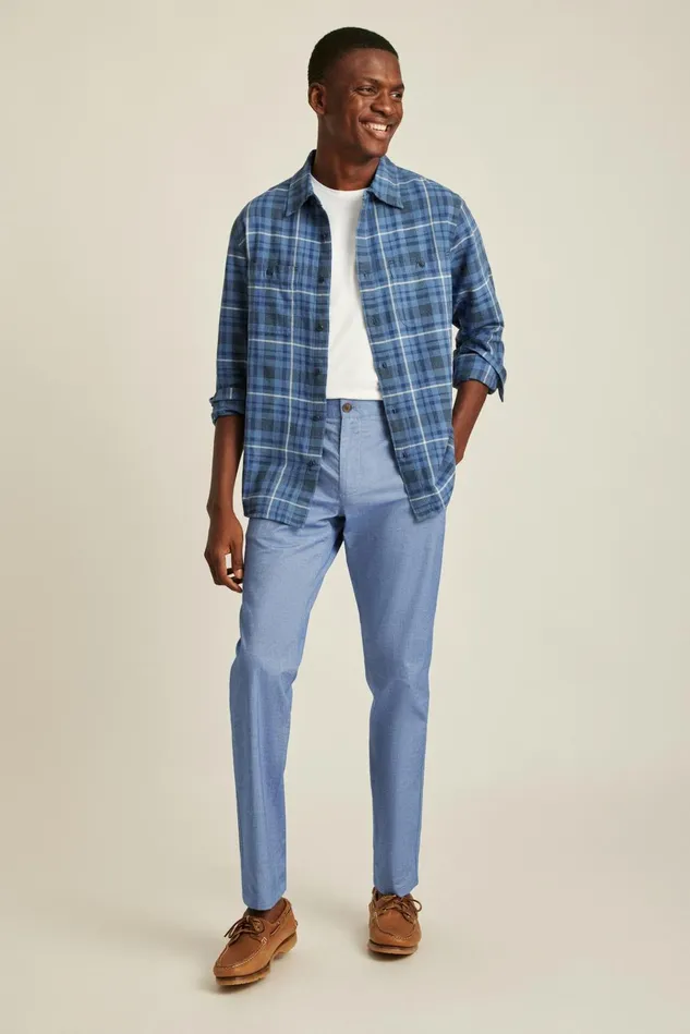 Men Seasonal Pants Bonobos Lightweight Chino Light Indigo