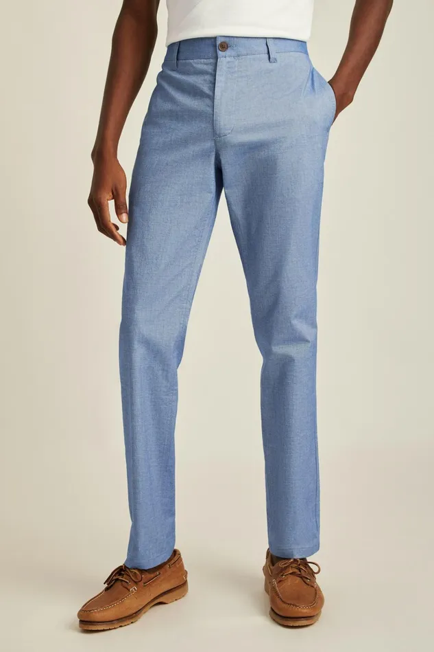 Men Seasonal Pants Bonobos Lightweight Chino Light Indigo