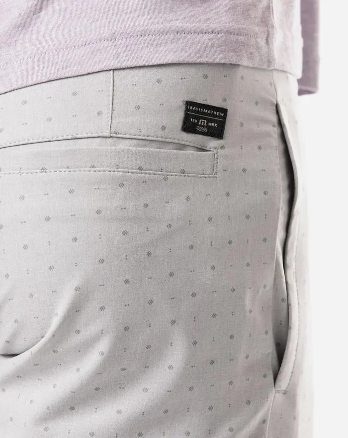Men Shorts TravisMathew BARNACLE SHORT Heather Sleet