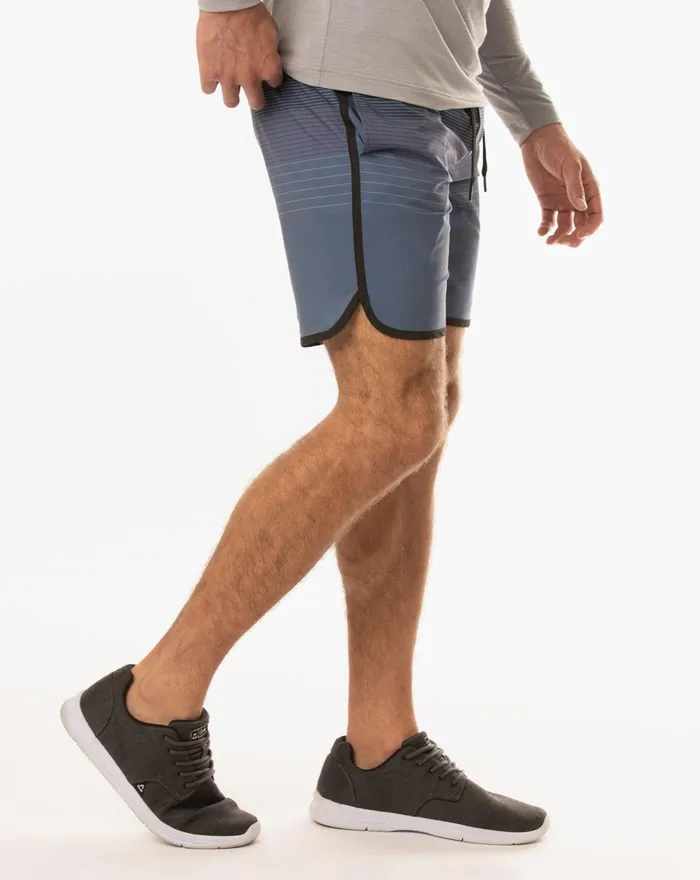 Men Shorts TravisMathew GO TIME ACTIVE SHORT Vintage Indigo