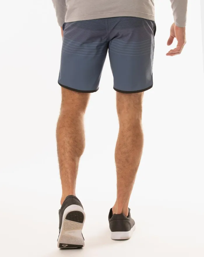 Men Shorts TravisMathew GO TIME ACTIVE SHORT Vintage Indigo
