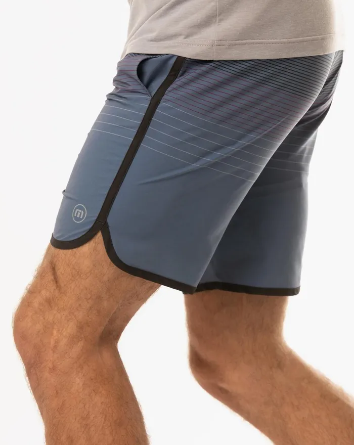 Men Shorts TravisMathew GO TIME ACTIVE SHORT Vintage Indigo