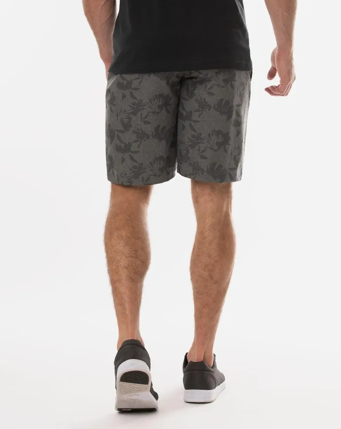 Men Shorts TravisMathew INLET SHORT Heather Grey Pinstripe