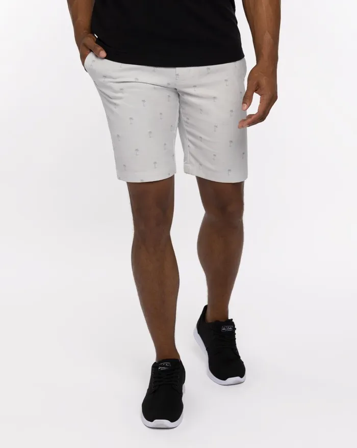Men Shorts TravisMathew RESORT TO THIS SHORT Heather Microchip