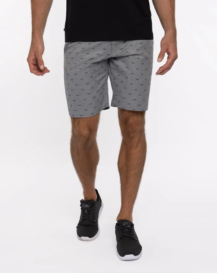 Men Shorts TravisMathew SOUTHERN BORDER SHORT Heather Quiet Shade