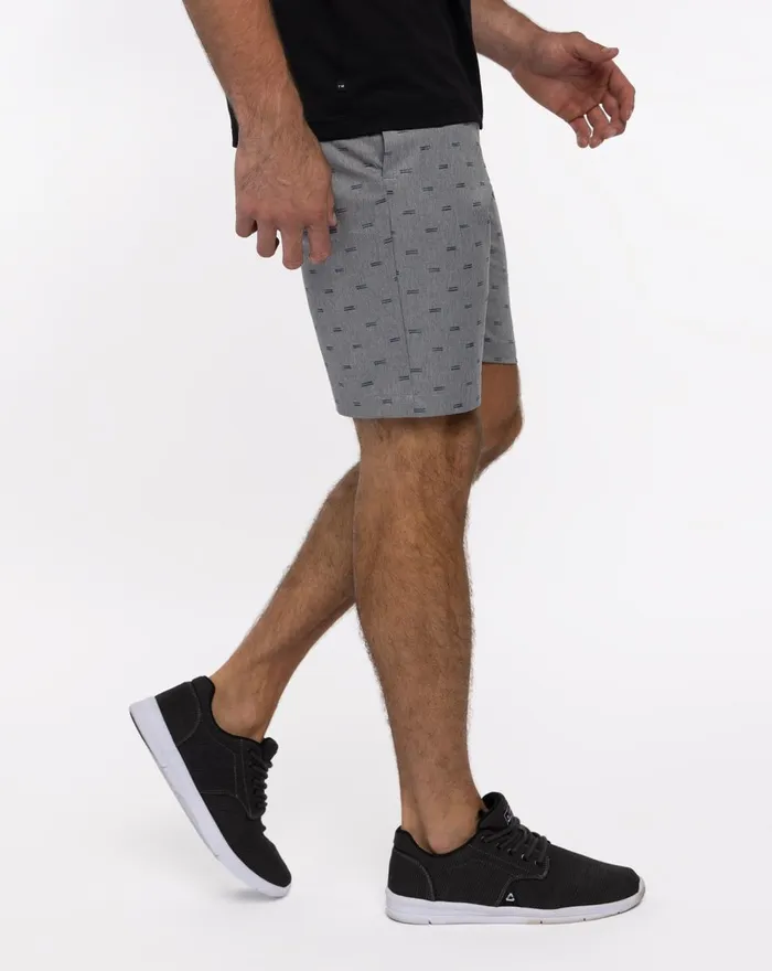 Men Shorts TravisMathew SOUTHERN BORDER SHORT Heather Quiet Shade