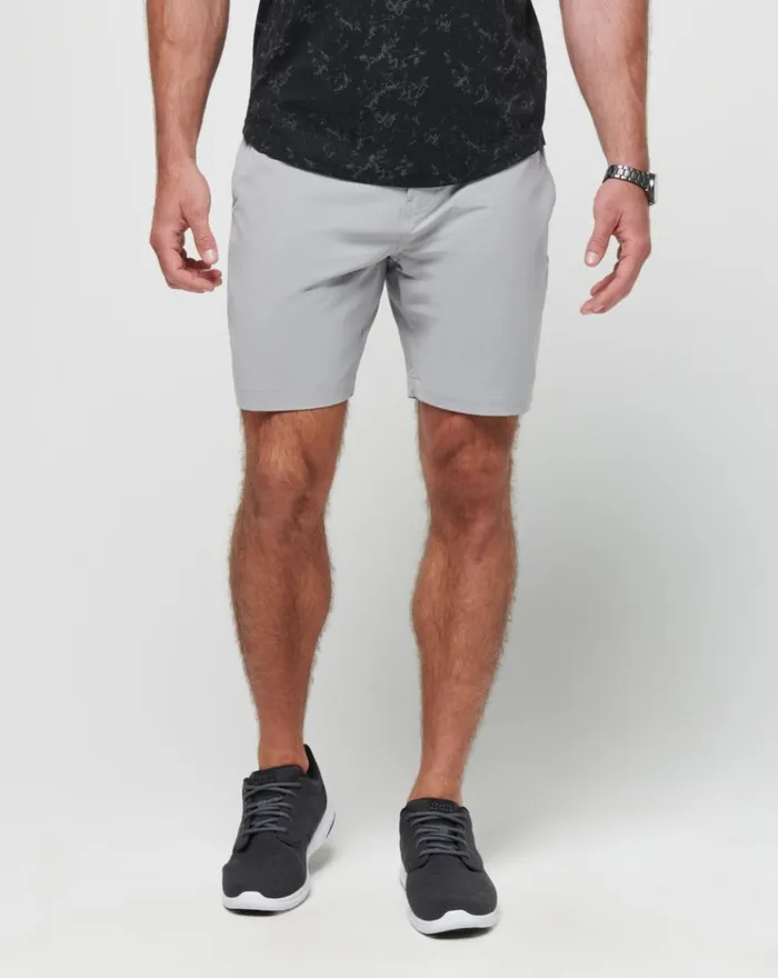 Men Shorts TravisMathew TECH CHINO SHORT Heather Sleet