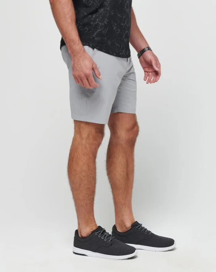 Men Shorts TravisMathew TECH CHINO SHORT Heather Sleet