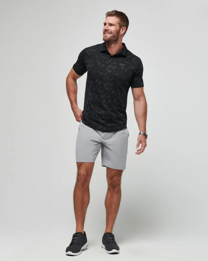 Men Shorts TravisMathew TECH CHINO SHORT Heather Sleet