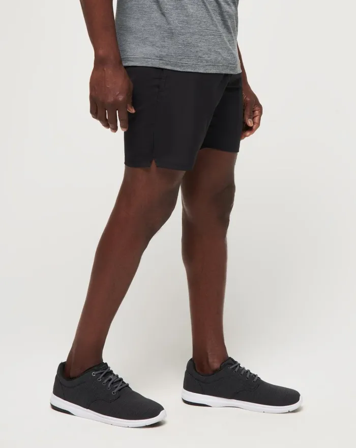 Men Shorts TravisMathew WANDERLUST EWAIST SHORT Black