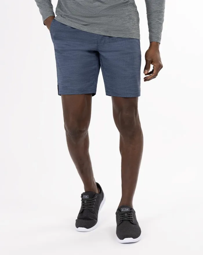 Men Shorts TravisMathew ZIPLINE 20 ACTIVE SHORT Blue Nights
