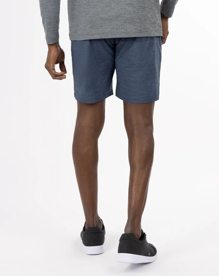 Men Shorts TravisMathew ZIPLINE 20 ACTIVE SHORT Blue Nights