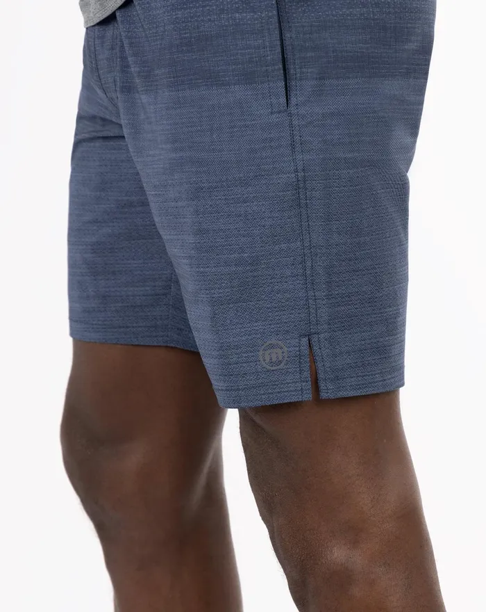Men Shorts TravisMathew ZIPLINE 20 ACTIVE SHORT Blue Nights