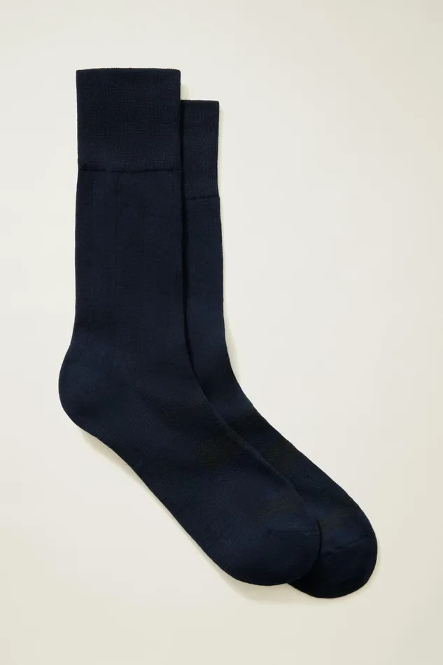 Men Socks and Underwear Bonobos Soft Everyday Socks Navy