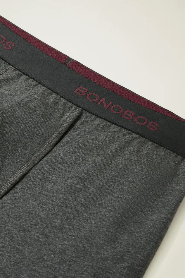 Men Socks and Underwear Bonobos Supersoft Underwear Charcoal Heather