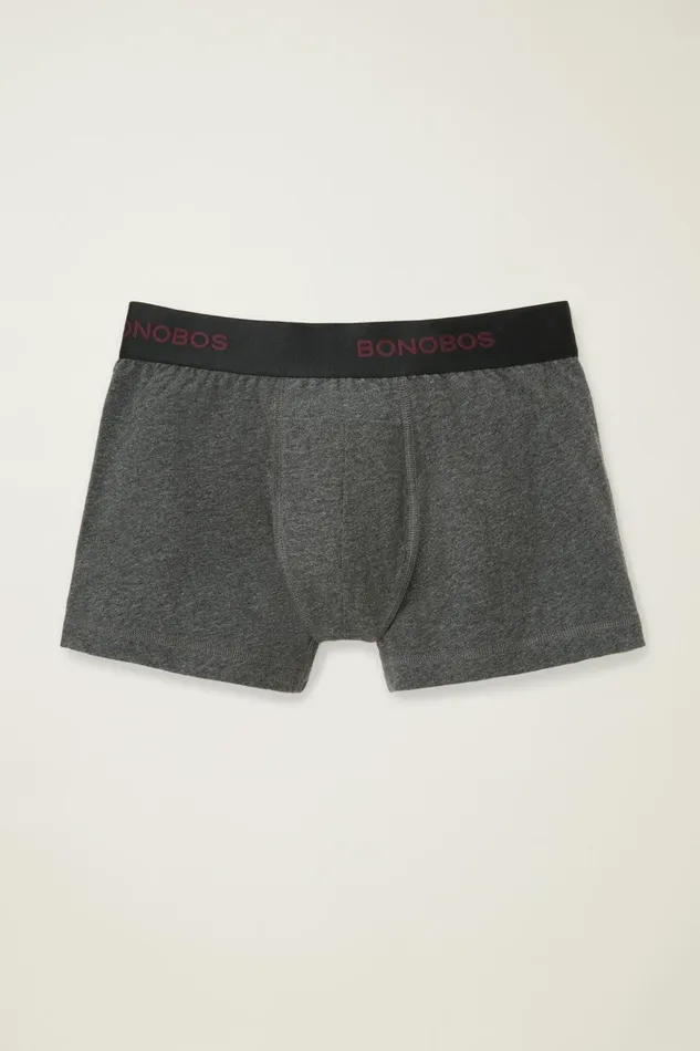 Men Socks and Underwear Bonobos Supersoft Underwear Charcoal Heather
