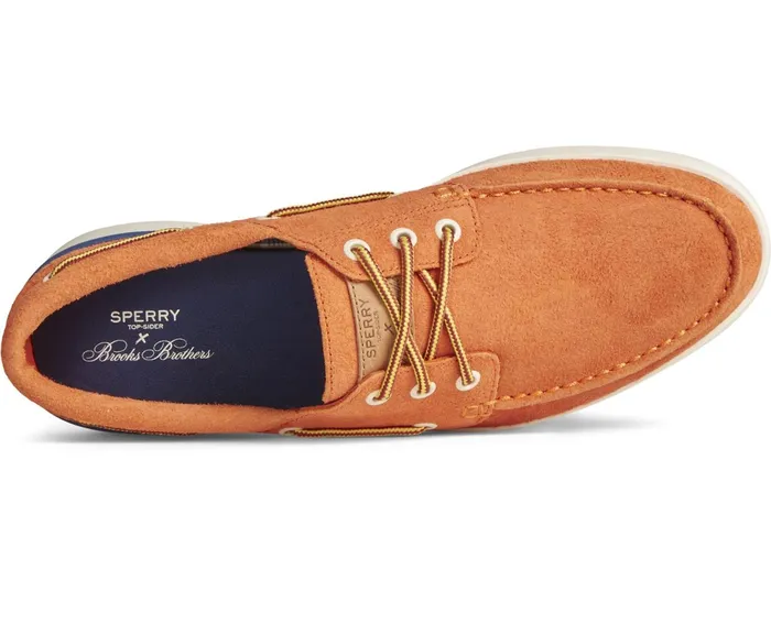 Men Sperry X Brooks Brothers Authentic Original 3Eye Cup Boat Shoe Orange Sperry Boat Shoes Men Sperry X Brooks Brothers Authentic Original 3Eye Cup Boat Shoe Orange Sperry Boat Shoes