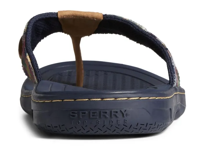 Men Sperry X Brooks Brothers Baitfish Flip Flop Plaid Sperry Sandals Men Sperry X Brooks Brothers Baitfish Flip Flop Plaid Sperry Sandals