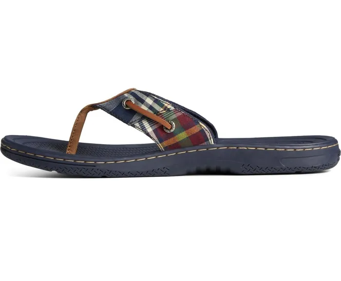 Men Sperry X Brooks Brothers Baitfish Flip Flop Plaid Sperry Sandals Men Sperry X Brooks Brothers Baitfish Flip Flop Plaid Sperry Sandals
