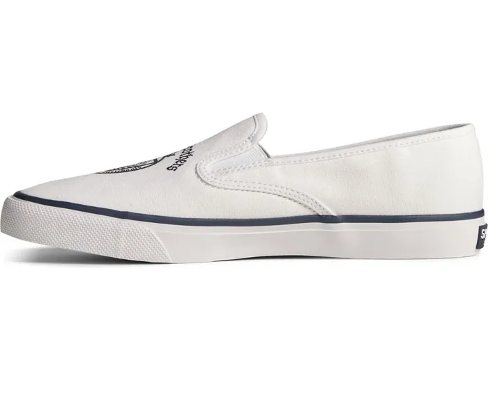 Men Sperry X Brooks Brothers Slip On Sneaker White Sperry Sneakers Men Sperry X Brooks Brothers Slip On Sneaker White Sperry Sneakers