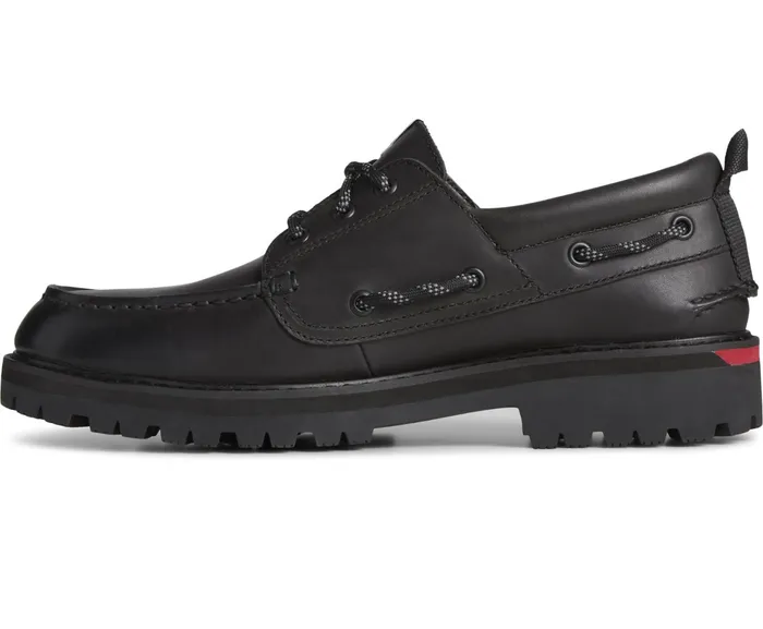 Men Sperry X Herschel Authentic Original Lug 3Eye Black Sperry Boat Shoes