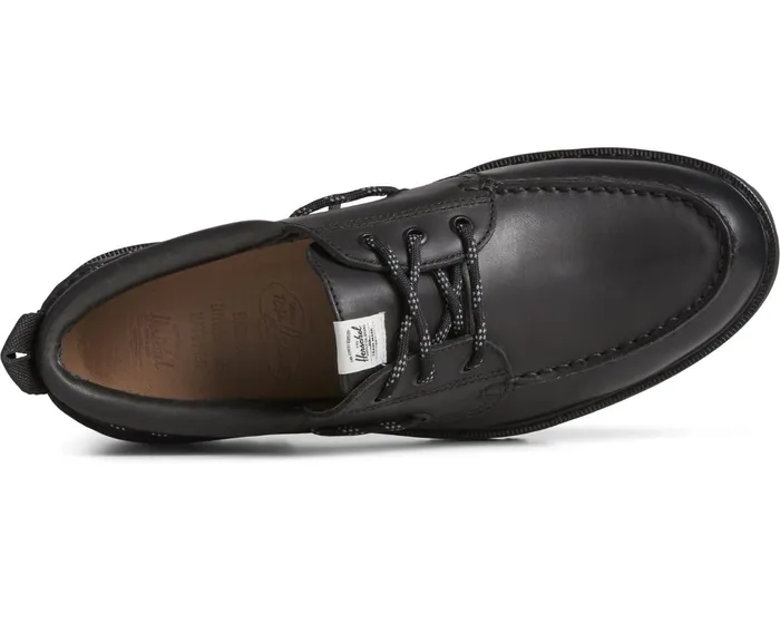 Men Sperry X Herschel Authentic Original Lug 3Eye Black Sperry Boat Shoes