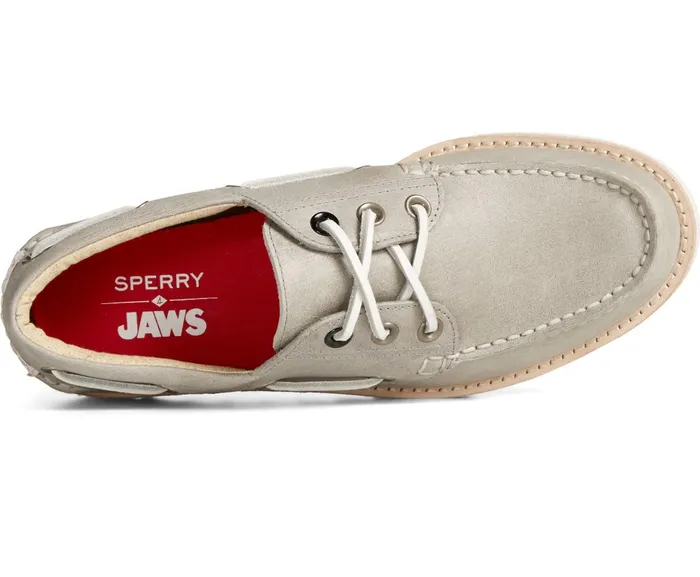 Men Sperry X JAWS Authentic Original 3Eye Boat Shoe Grey Sperry Boat Shoes Men Sperry X JAWS Authentic Original 3Eye Boat Shoe Grey Sperry Boat Shoes