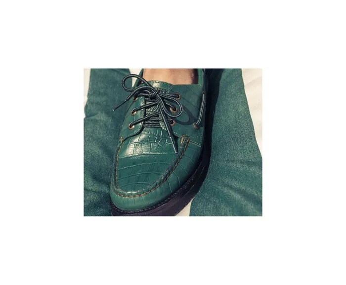 Men Sperry X Malbon Authentic Original 3Eye Croc Boat Shoe Green Sperry Boat Shoes Men Sperry X Malbon Authentic Original 3Eye Croc Boat Shoe Green Sperry Boat Shoes