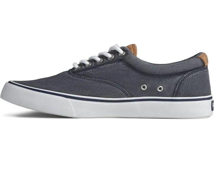 Men Striper II CVO Sneaker Salt Washed Navy Sperry Sneakers Men Striper II CVO Sneaker Salt Washed Navy Sperry Sneakers