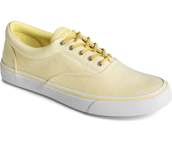Men Striper II CVO Washed Twill Sneaker Yellow Sperry Sneakers Men Striper II CVO Washed Twill Sneaker Yellow Sperry Sneakers
