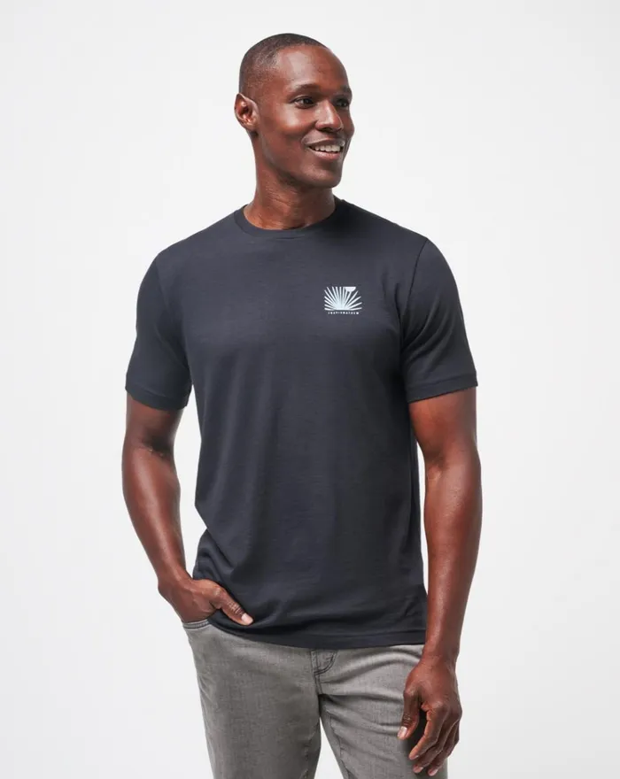 Men Tees TravisMathew ANCIENT ROYALS TEE Black