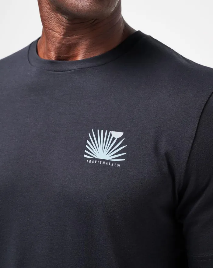Men Tees TravisMathew ANCIENT ROYALS TEE Black Men Tees TravisMathew ANCIENT ROYALS TEE Black