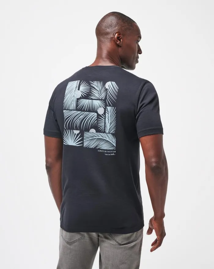 Men Tees TravisMathew ANCIENT ROYALS TEE Black Men Tees TravisMathew ANCIENT ROYALS TEE Black