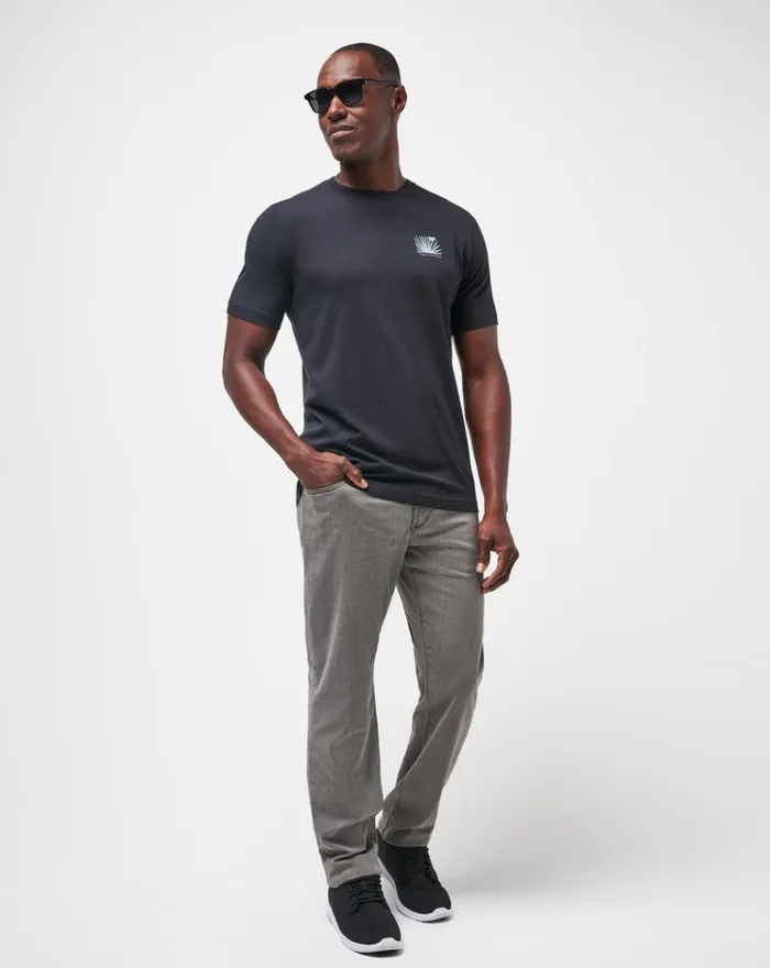 Men Tees TravisMathew ANCIENT ROYALS TEE Black Men Tees TravisMathew ANCIENT ROYALS TEE Black