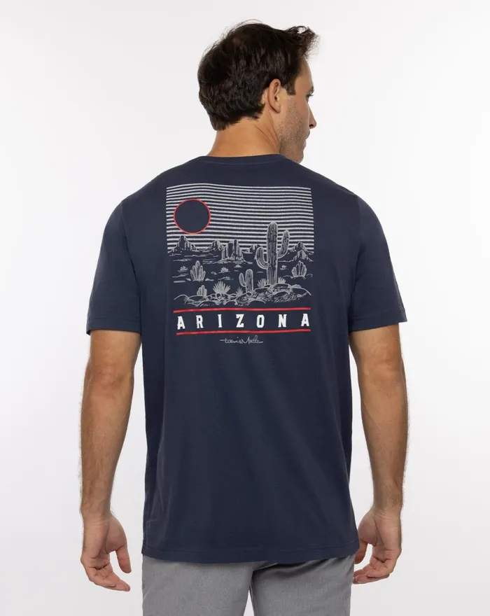 Men Tees TravisMathew BELL ROCK TEE Mood Indigo