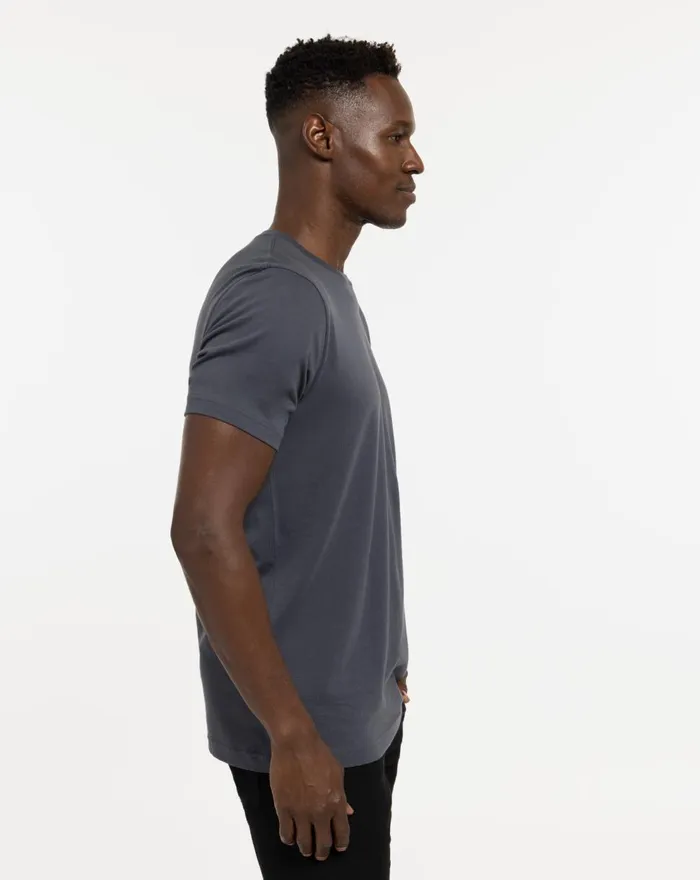 Men Tees TravisMathew COLLATERAL DAMAGE TEE Blue Nights